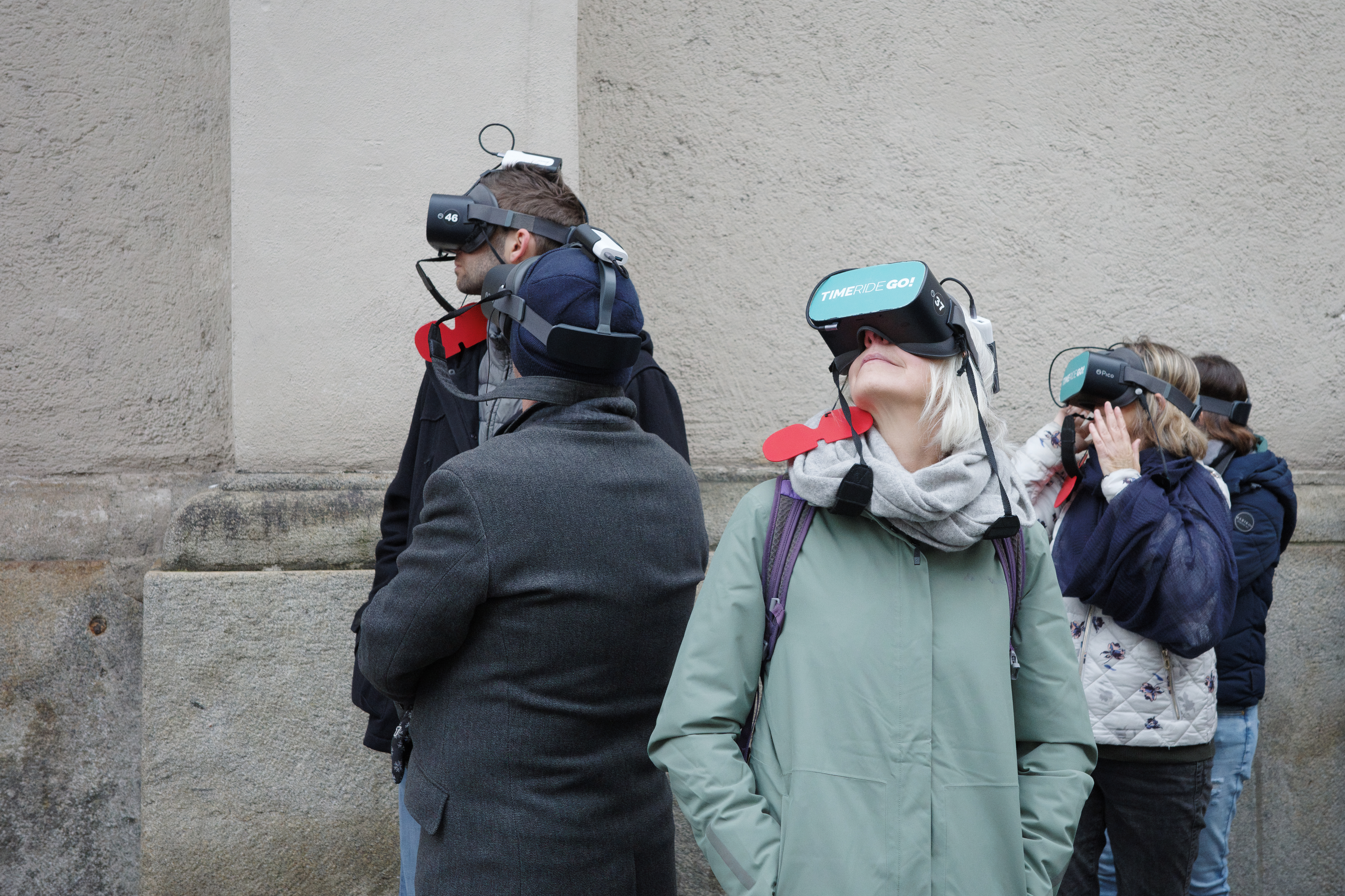 Tourists at work
