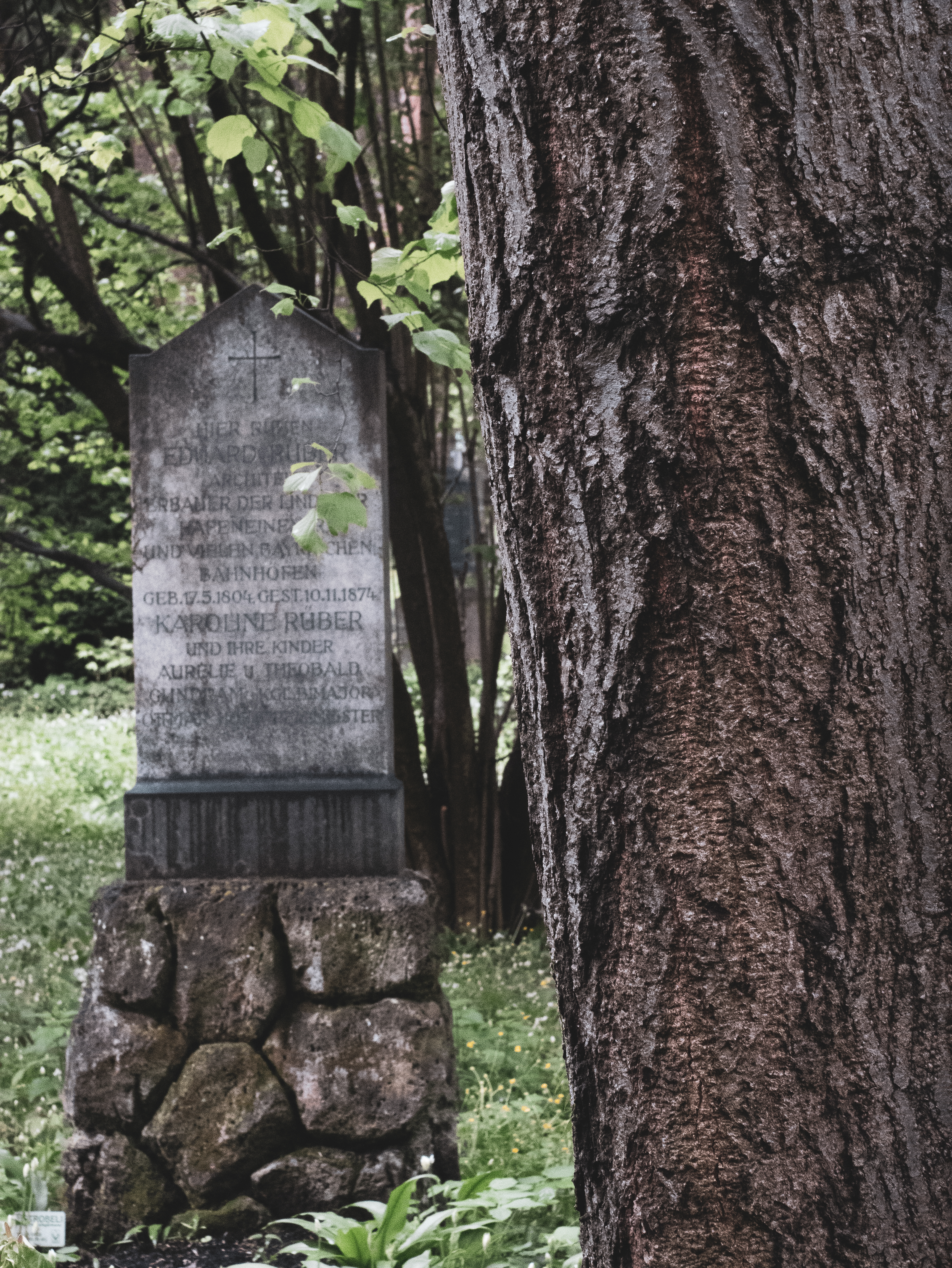 Thalkirchner Friedhof Bild mit dem Domiplan