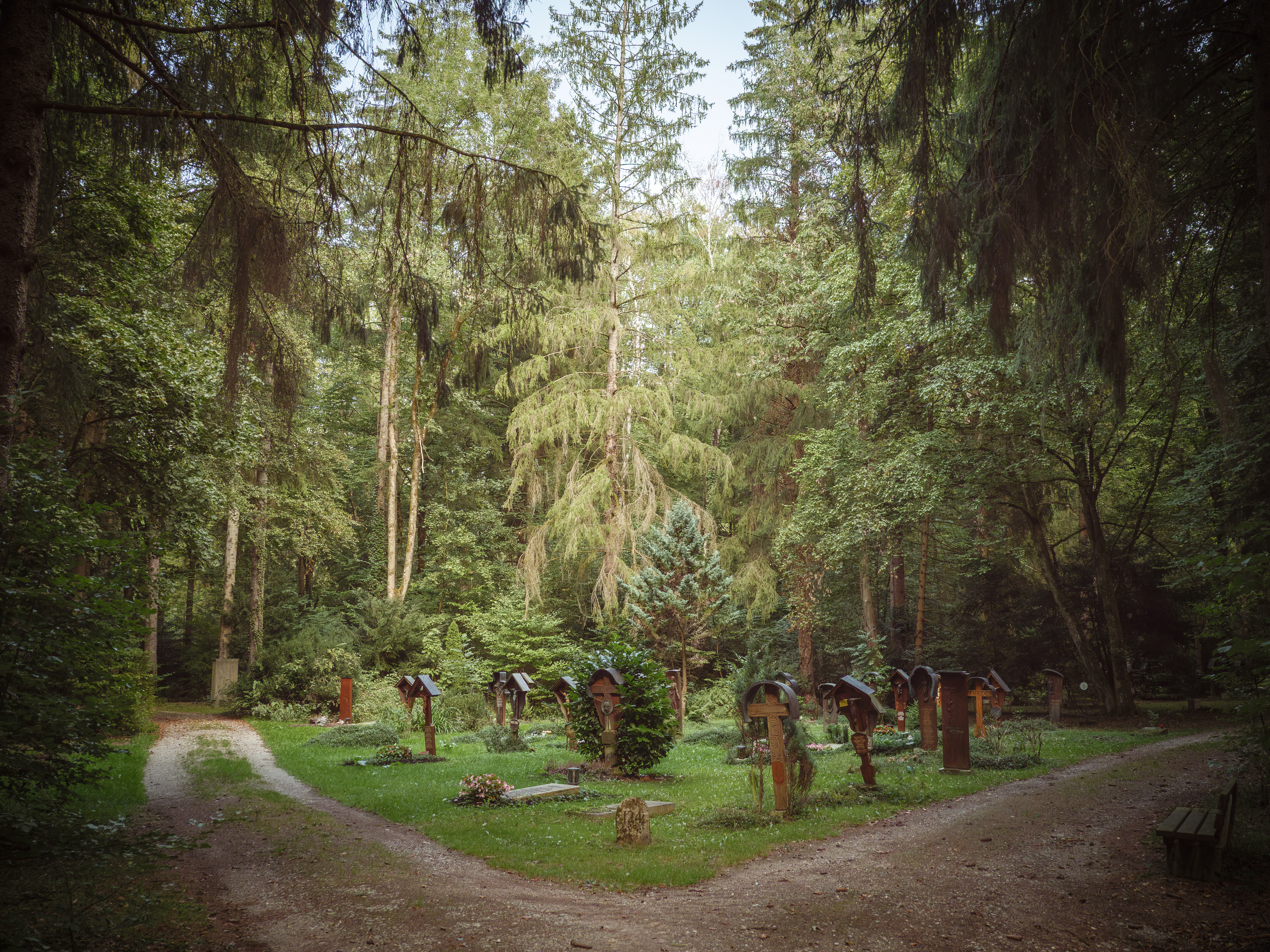 Waldfriedhof München (Friedhofsfotografie)
