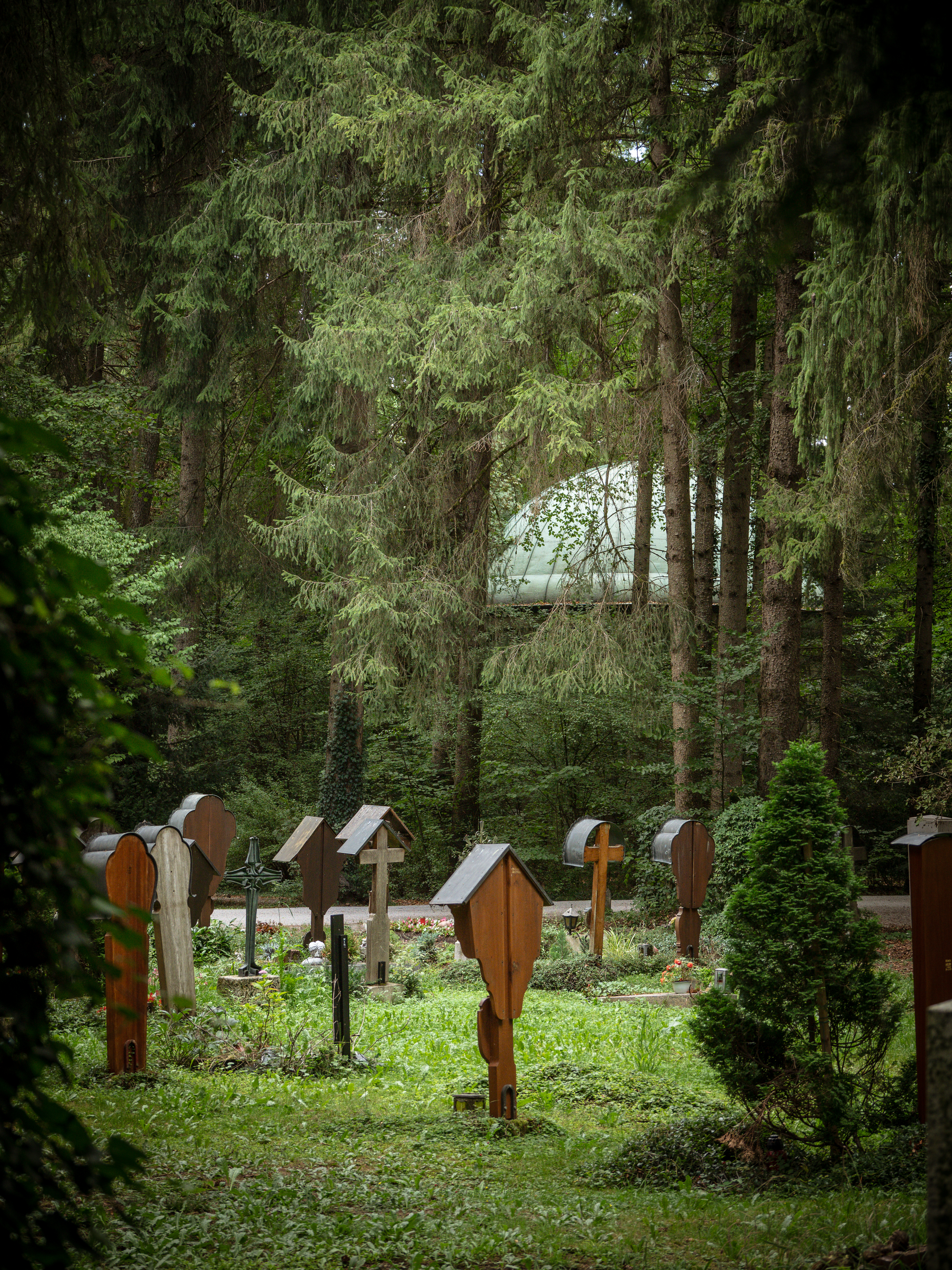 Waldfriedhof München im September 2026(Friedhofsfotografie)